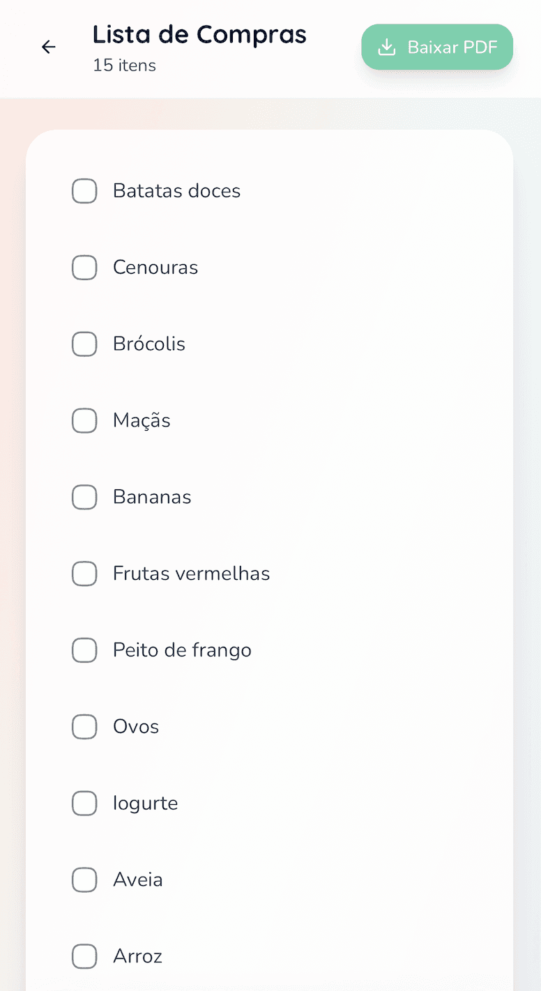 Lista de Compras
